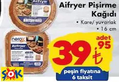 AİFRYER PİŞİRME KAĞIDI AİFRYER PİŞİRME KAĞIDI